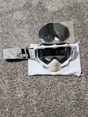 Used Old Style Sinister 509 Snowmobile Goggles